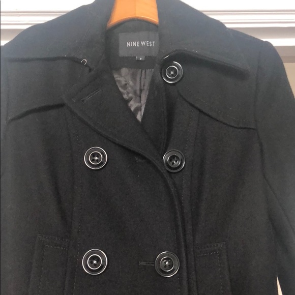 Womens Nine West Wool blend Coat Black
Size 2 - Picture 4 of 8